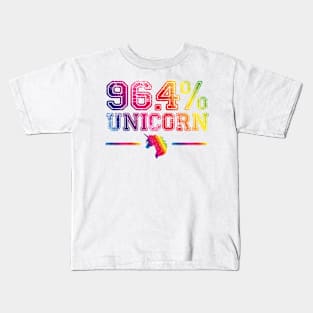 96.4% Unicorn Kids T-Shirt